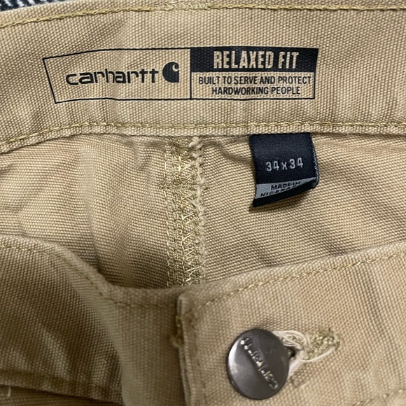Cahartt relaxed fit canvas work pants - Picture 3 of 7